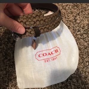 Coach belt